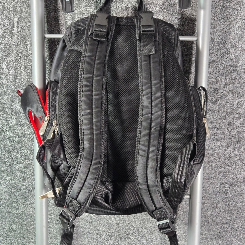 Fisher-Price Diaper Bag Backpack Black Red Insulated Bottle Wipes Pocket S91399 - Picture 6 of 9